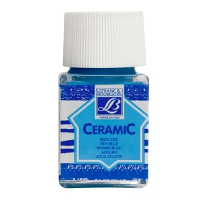 Colore "Ceramic" L&B - Flacone 50ml - ART. 028 Azzurro Cielo