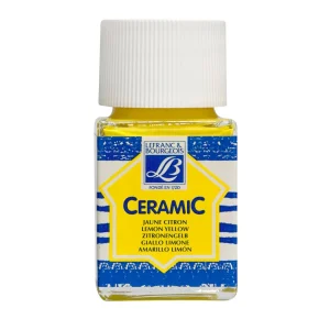 Colore "Ceramic" L&B - Şişe 50ml - ART. 169 Limon Sarısı (Giallo Limone)
