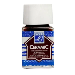 Colore "Ceramic" L&B - Şişe 50ml - ART. 481 Koyu Siena (Terra di Siena Bruciata)